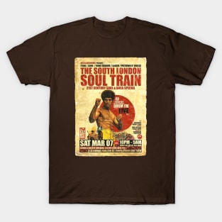 POSTER TOUR - SOUL TRAIN THE SOUTH LONDON 141 T-Shirt